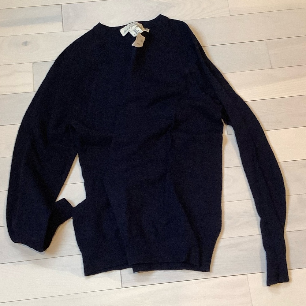 H&M Men's Navy Crewneck Sweater
